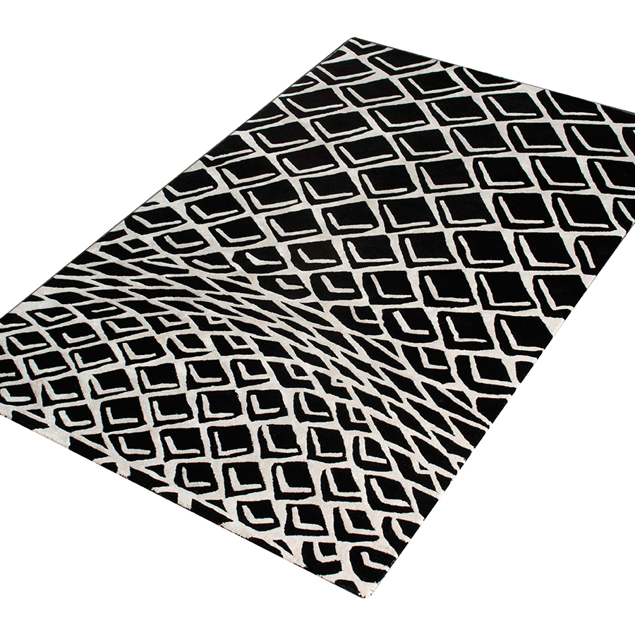 Designer Hand Tufted Wool & Silk Rug | Veeraa ...