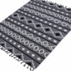 Artifact Grey Handwoven Flat Weave Rug - Image 3