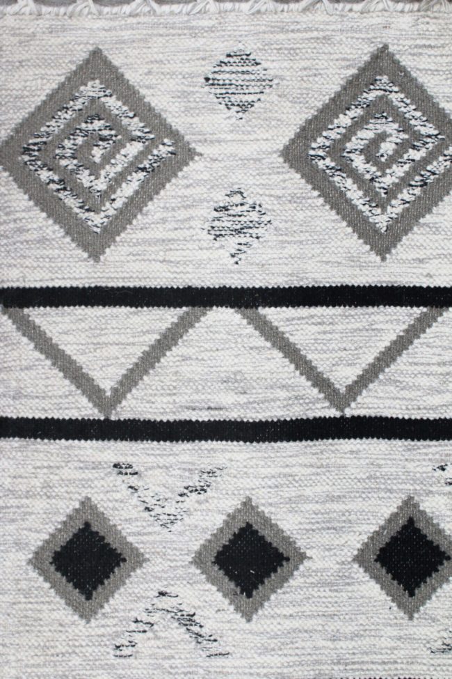 Artifact Ivory Handwoven Flat Weave Rug - Image 7