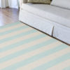 Aqua Sky Handmade Flat Weave Rug - Image 2